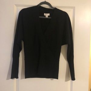 Loft Black Cashmere Sweater Size Small
